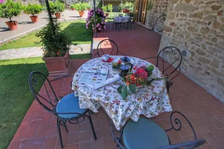 Glici, Ferme contemporain à Loro Ciuffenna avec piscine - Photo 5