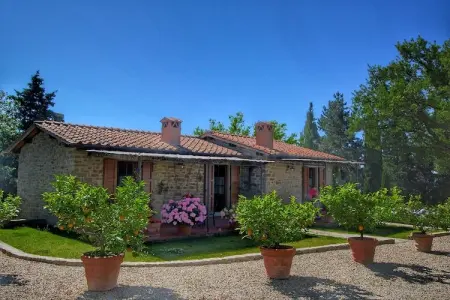 Glici, Ferme contemporain à Loro Ciuffenna avec piscine - Photo 6