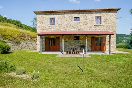 Timo, Grande maison de vacances avec vue sur colline à Anghiari - Photo 1