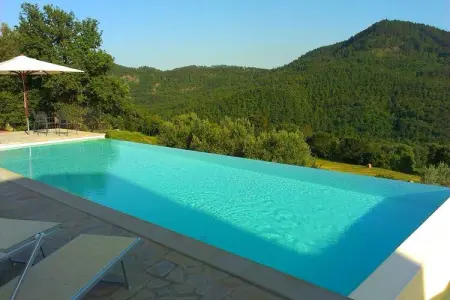 Timo, Grande maison de vacances avec vue sur colline à Anghiari - Photo 2