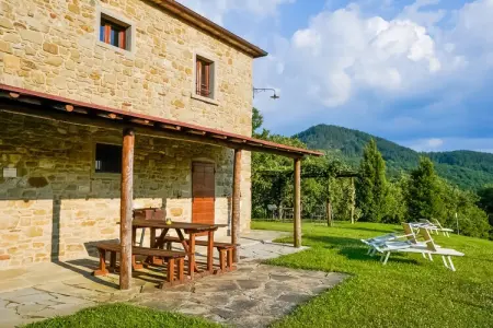 Timo, Grande maison de vacances avec vue sur colline à Anghiari - Photo 32