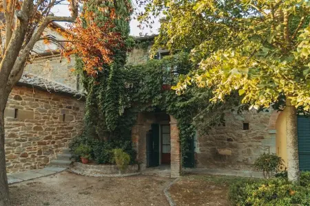 Loggia, Une ferme paisible à Cortona avec piscine - Photo 10
