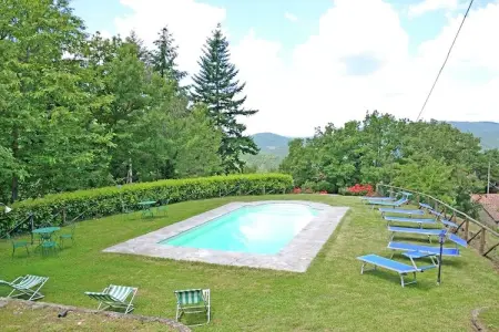 Villa Roseto, Maison de vacances 12 personnes avec piscine à Cortona - Photo 2