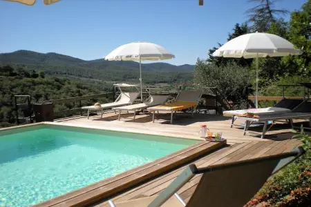 Mulino, Ferme de luxe à Cortona avec piscine - Photo 9