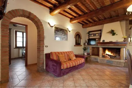 Castagno del Riccio, Maison de vacances moderne avec piscine, Foiano della Chiana - Photo 1