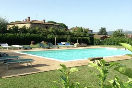 Casal Gheriglio Roseto, Spacieux gîte avec jardin à Lucignano - Photo 11