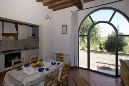 Forno, Ferme au sommet d'une colline à Castelnuovo Berardenga Toscane avec barbecue - Photo 12