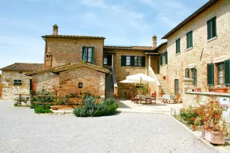 Fuoco, Charmante ferme avec piscine à Asciano - Photo 9