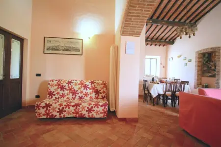 Fuoco, Charmante ferme avec piscine à Asciano - Photo 15