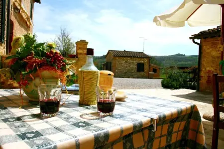 Fuoco, Charmante ferme avec piscine à Asciano - Photo 30