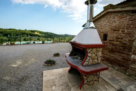 Fuoco, Charmante ferme avec piscine à Asciano - Photo 33