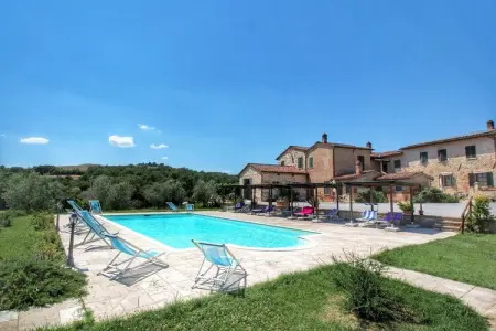 Terra, Ferme ancienne à Asciano avec piscine - Photo 17