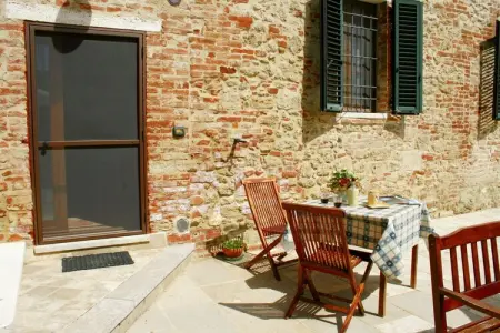 Terra, Ferme ancienne à Asciano avec piscine - Photo 29