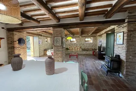 Villa Faggio, Grande villa avec piscine privée à Amandola - Photo 22