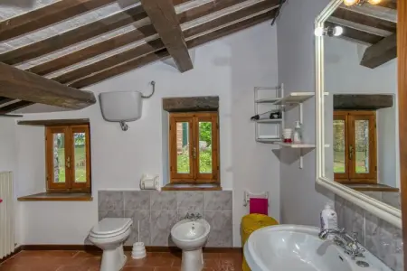 Villa Faggio, Grande villa avec piscine privée à Amandola - Photo 32