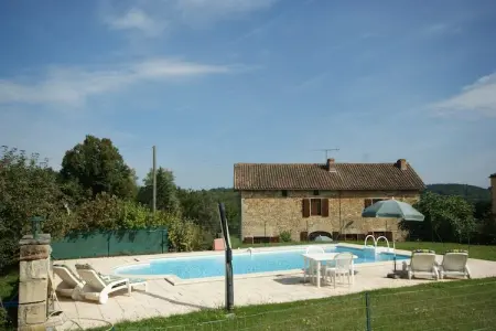 Maison de vacances, Maison périgourdine en pierre avec piscine privée, près de sites touristiques. - Photo 21