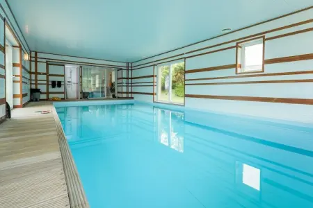L'Estuaire, Spacieux, confortable maison avec piscine intérieure chauffée et un grand jardin - Photo 13