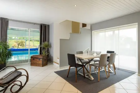 L'Estuaire, Spacieux, confortable maison avec piscine intérieure chauffée et un grand jardin - Photo 21