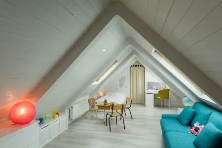 L'Estuaire, Spacieux, confortable maison avec piscine intérieure chauffée et un grand jardin - Photo 23