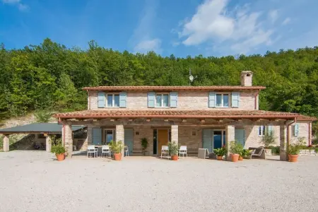 Ca Luigi, Villa chic à Acqualagna avec jacuzzi et jardin privé - Photo 6