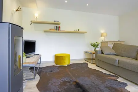 Charme des Chenets, Séduisante maison de vacances à Gros-Fays avec jardin - Photo 15