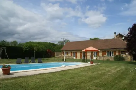 Maison de vacances Besse Les Vitarelles 6p, Belle maison de vacances avec piscine privée à Saint-Pompont - Photo 23