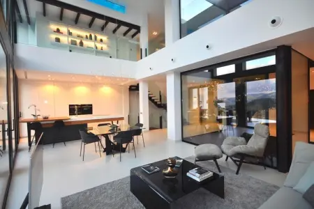 Mont Blau, Maison moderne et luxueuse à Buger avec piscine, jacuzzi et vue panoramique - Photo 14