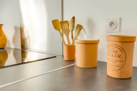 La vigneronne, Maison rénovée pour quatre dans le vieux village cathare de Montouliers - Photo 34