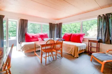 Au Coeur du Pêcheur, Chalet cosy à Jalhay avec terrasse à 5km des Hautes Fagnes - Photo 1