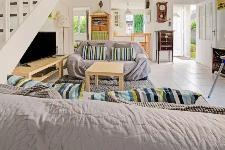 Le Clos Surcouf, Très jolie maison de vacances à Isigny-sur-Mer avec deux jardins - Photo 12