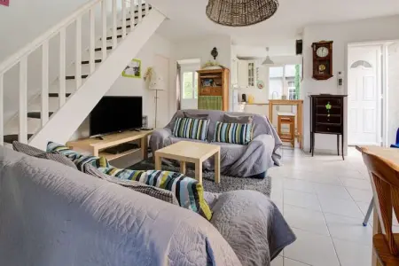 Le Clos Surcouf, Très jolie maison de vacances à Isigny-sur-Mer avec deux jardins - Photo 14