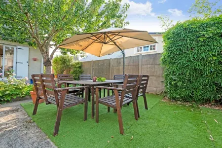 Le Clos Surcouf, Très jolie maison de vacances à Isigny-sur-Mer avec deux jardins - Photo 34