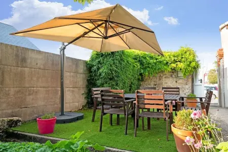 Le Clos Surcouf, Très jolie maison de vacances à Isigny-sur-Mer avec deux jardins - Photo 35