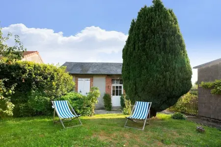 Le Clos Surcouf, Très jolie maison de vacances à Isigny-sur-Mer avec deux jardins - Photo 36