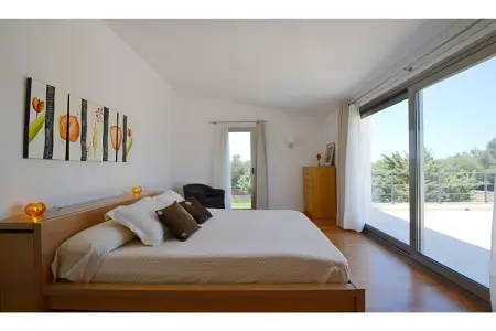 Casa Caleu, Maison de campagne de construction récente un style minimaliste, piscine privée - Photo 19