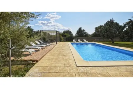 Casa Caleu, Maison de campagne de construction récente un style minimaliste, piscine privée - Photo 23