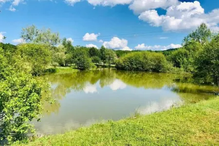 Le Lac Bleu, Maison de vacances vue montagne à Lacapelle-Marival avec jardin - Photo 38