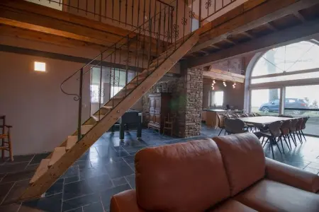 Les Trois Chênes, Magnifique maison de vacances très spacieuse avec sauna et vue sur la campagne - Photo 10