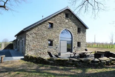 Les Trois Chênes, Magnifique maison de vacances très spacieuse avec sauna et vue sur la campagne - Photo 12