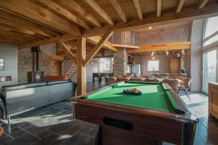 Les Trois Chênes, Magnifique maison de vacances très spacieuse avec sauna et vue sur la campagne - Photo 19