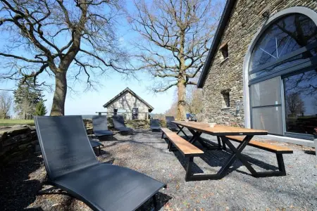 Les Trois Chênes, Magnifique maison de vacances très spacieuse avec sauna et vue sur la campagne - Photo 27