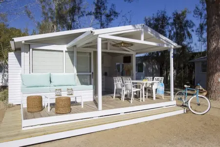 Tamarit Park Resort 1 THALASSA, Chalet moderne avec climatisation à deux pas de la plage - Photo 7