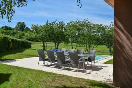 Pavillon de la Source, Maison individuelle avec une vue imprenable et une piscine privée chauffée. - Photo 33