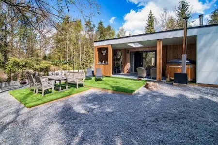 Chalet des Sapins, Magnifique chalet tout confort avec sauna et bain nordique à Hotton - Photo 16