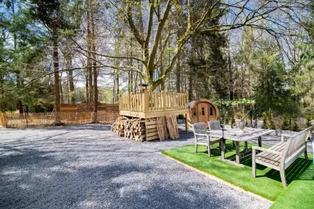 Chalet des Sapins, Magnifique chalet tout confort avec sauna et bain nordique à Hotton - Photo 35