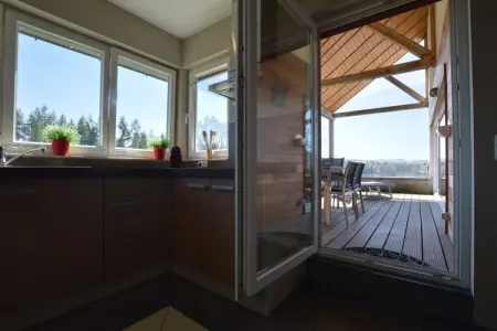 La Terrasse du Lac, Luxueux appartement de vacances avec sauna, cheminée et vue sur un lac - Photo 13