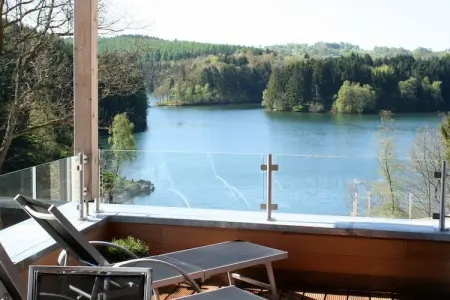 La Terrasse du Lac, Luxueux appartement de vacances avec sauna, cheminée et vue sur un lac - Photo 23