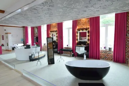 Le baiser d'Angeli, Loft de Luxe avec jacuzzi, sauna infrarouge et ambiance extraordinaire! - Photo 26
