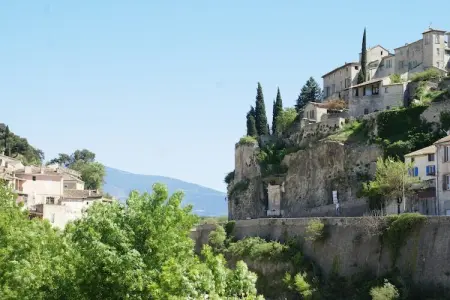 Studio - MONTBRUN-LES-BAINS, Studio dans villa provençale avec vue du Mont Ventoux - Photo 36