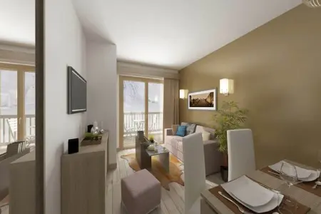 Résidence Prestige Front de Neige 2, Nouvelle résidence sur les pistes avec piscine à La Plagne - Photo 12